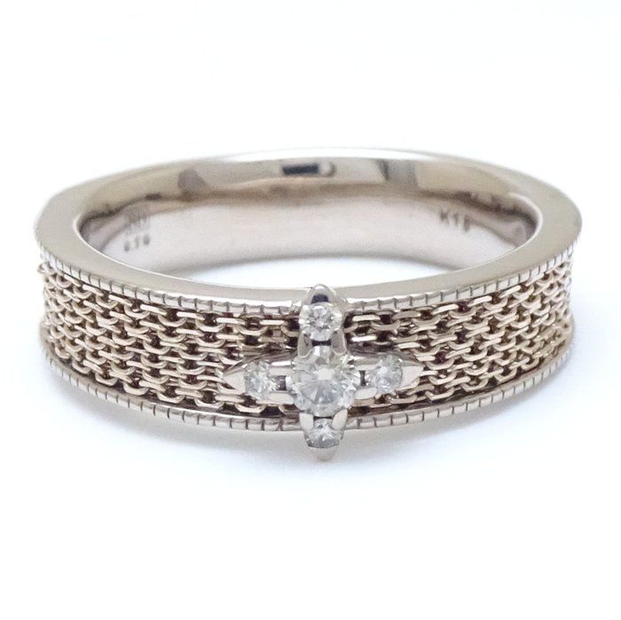 Kashikey カシケイ ネイキッド リング 指輪 ブラウンダイヤモンド0.10  