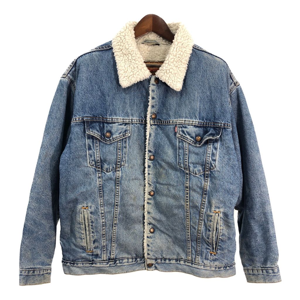 90年代 USA製 Levi's リーバイス デニムボアジャケット ブルー
