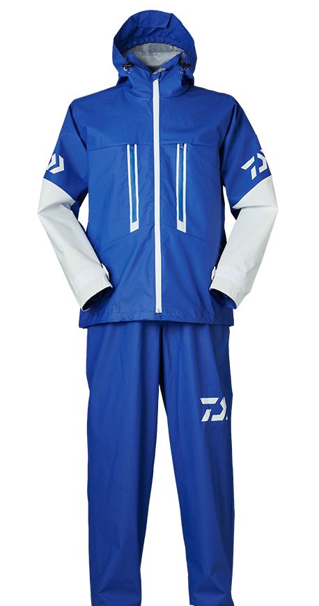 ダイワ Daiwa DR-9022 PVCオーシャンレインスーツ ブルー XL