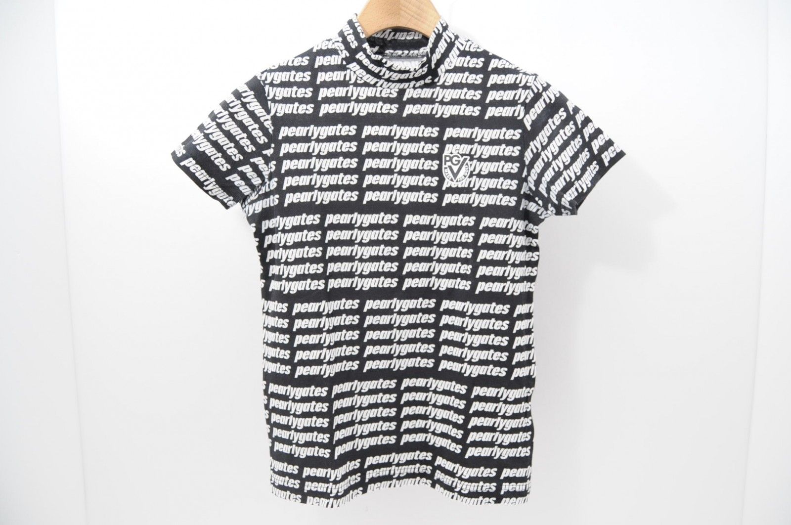 PEARLY GATES レディース半袖ハイネックTシャツ サイズ0(S) 美品