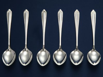 【限界値下げ祭】    銀製 スプーン 6本セット シンプル シルバー 銀製 スプーン 6本セット シンプル シルバー 中古 限界値下げ祭