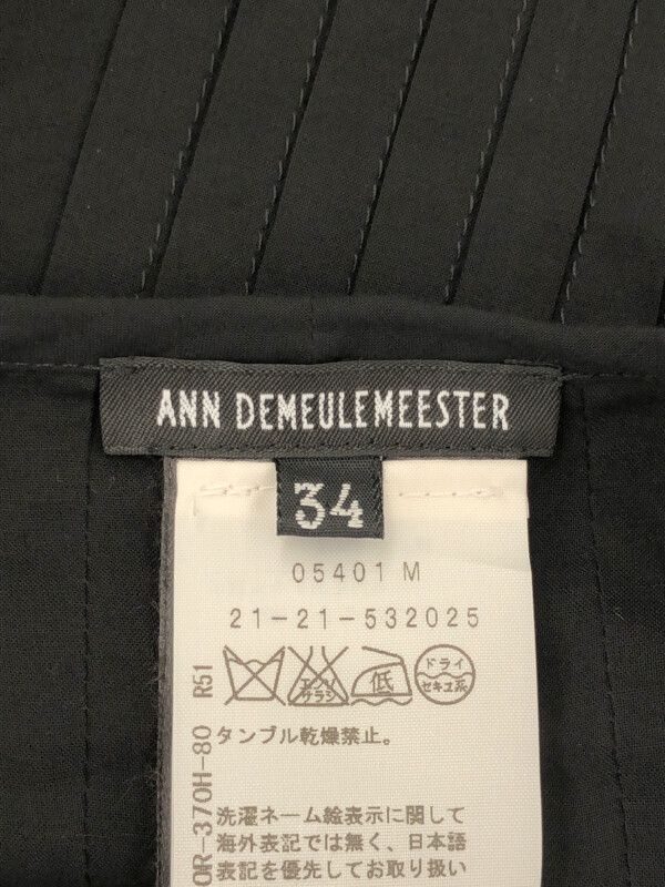 ANN DEMEULEMEESTER アンドゥムルメステール ノースリーブプリーツ 