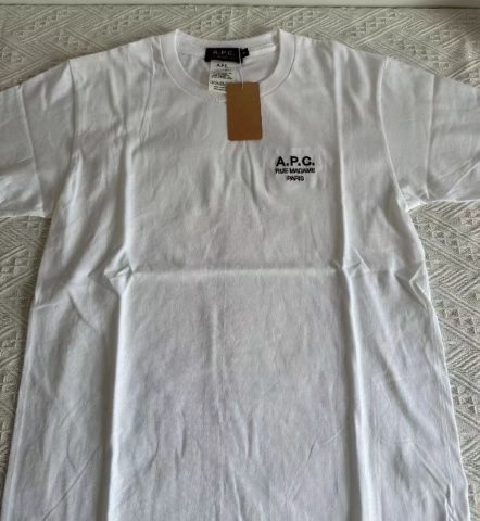 A.P.C.アーペーセー 半袖 小ロゴ 刺繍 Tシャツ ユニセックス