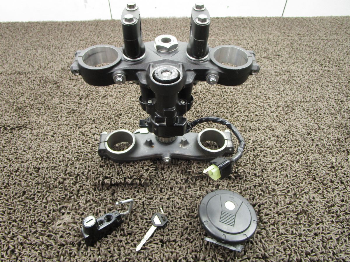 Dトラッカー125 トップブリッジ ステム V529 メインキーセット！LX125D カワサキ 【 LX125CE 】 D-TRACKER 動画有  FI