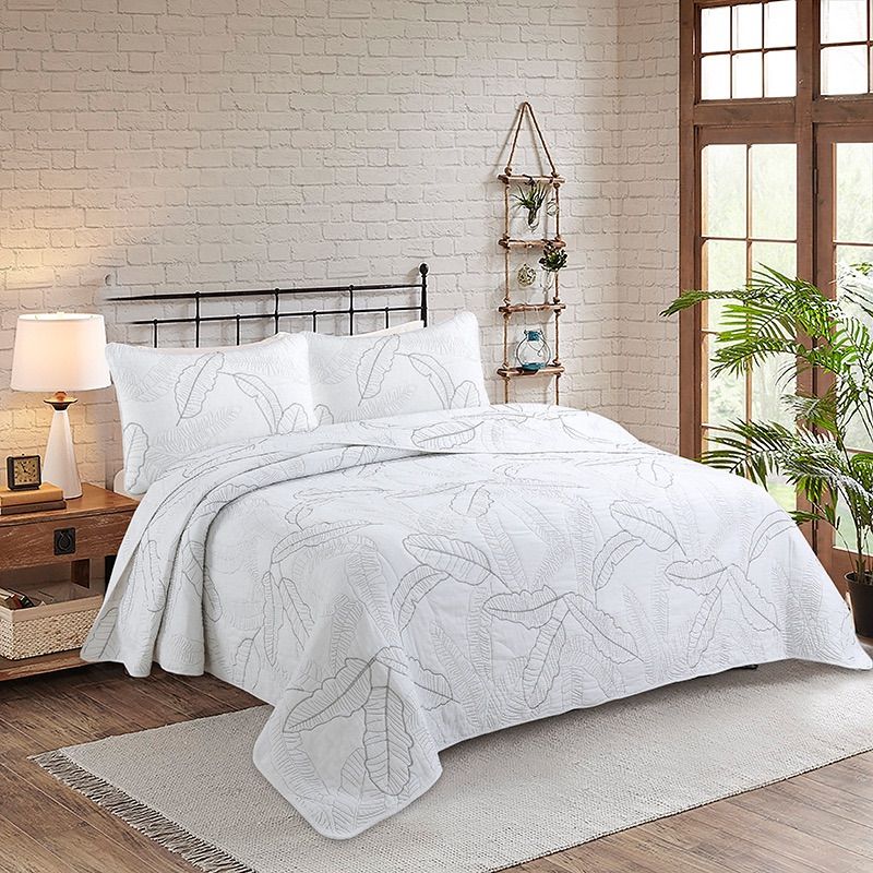 キルトベッドカバー3点セット綿マルチカバー キルティング 229 キルト