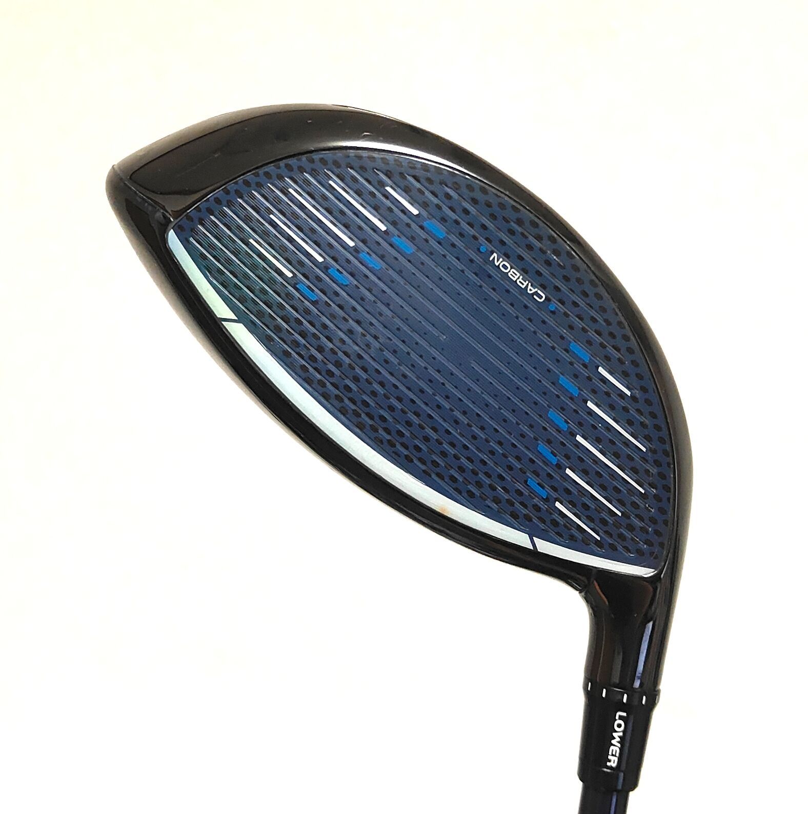 良品 レフティ Qi10 1W ドライバー 純正カーボン S ヘッドカバー