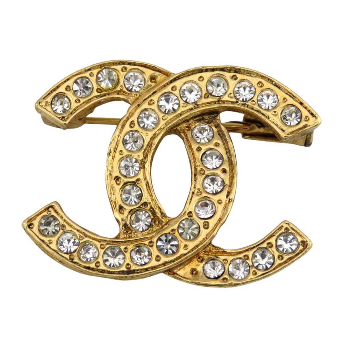 シャネル ココマーク ヴィンテージ ストラス ピンブローチ メタル ストラス ユニセックス CHANEL アパレル 小物