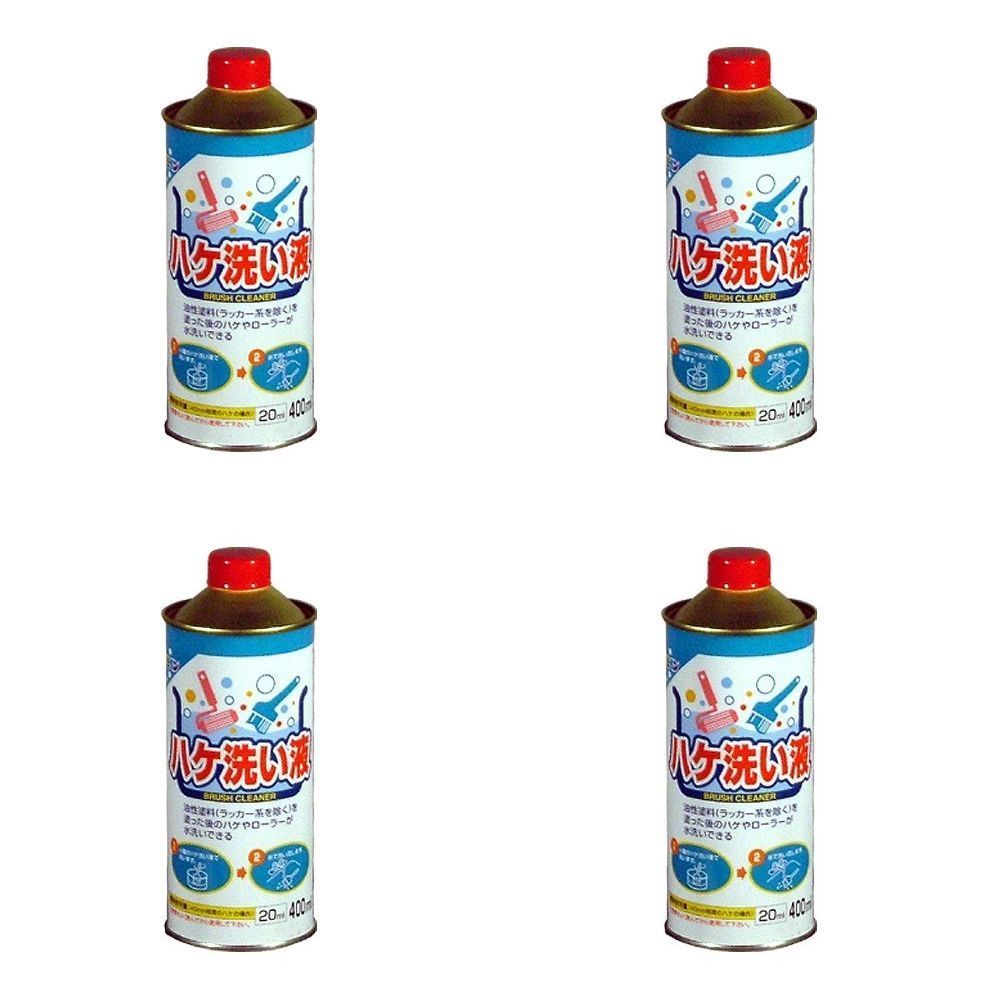 アサヒペン - ハケ洗い液 - ４００ＭＬ - 4缶セット【BT-54】 - バックティースショップ - メルカリ