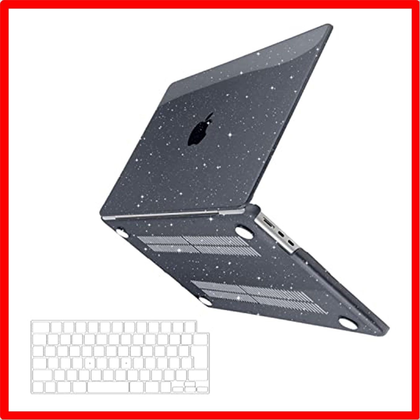 【送料無料】 Macbook Air 13.6_満天星クリアブラック TALENANA for Macbook Air M2 ケース 13.6インチ  A2681