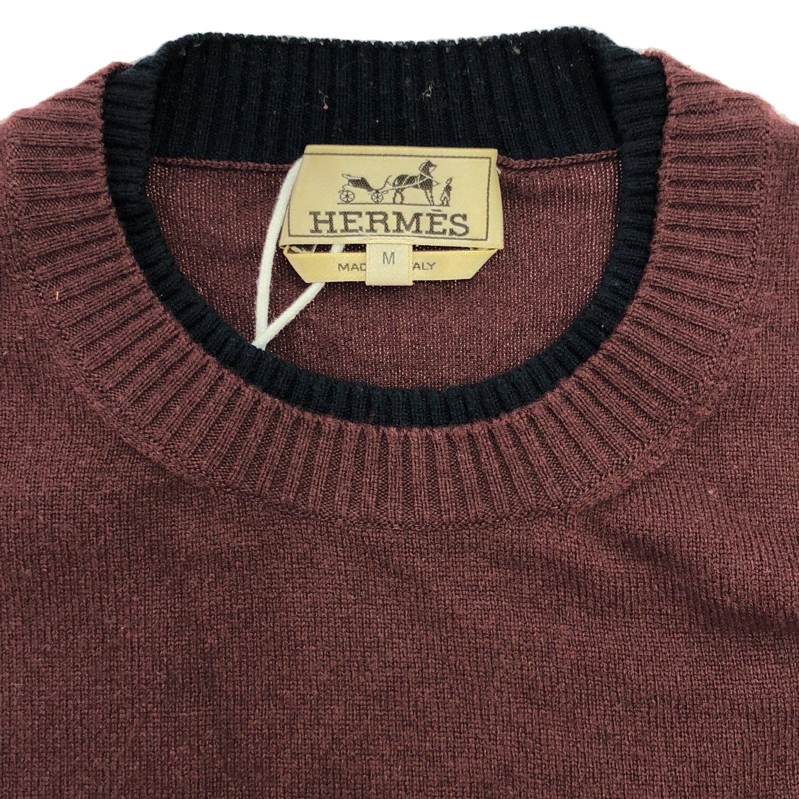エルメス ブランドオフ HERMES ウール ニット ウール 中古 レディース エルメス HERMES ニット ニット・セーター ボルドー ウール