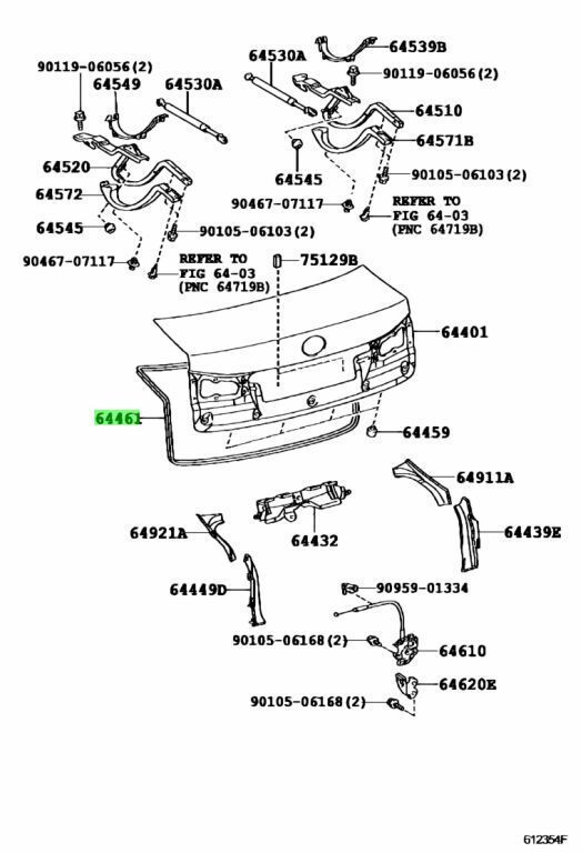 純正 トヨタ IS250 0 ラゲージコンパートメントドア ウエザ ウエザ