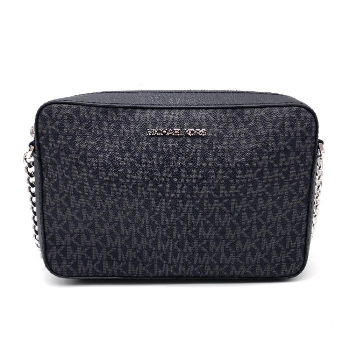 MICHAEL KORS マイケル コース ロゴ シグネチャー レザー チェーン ショルダー バッグ eH09100A