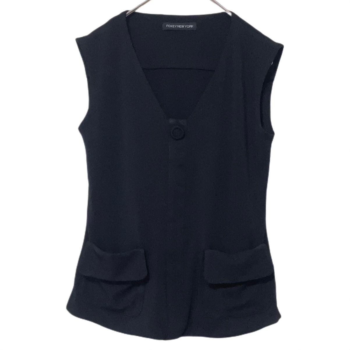 フォクシー ノースリーブブラウス ノースリーブ 公式 アウトレット foxey new york ノースリーブブラウス