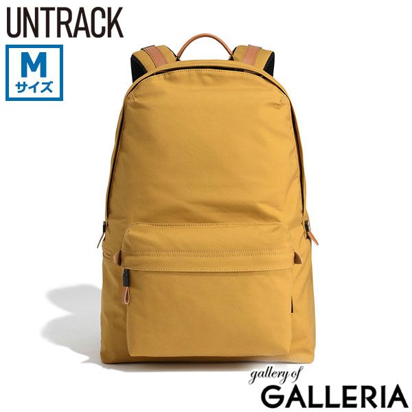アントラック リュック メンズ 通勤 通学 大容量 UNTRACK デイパック バックパック 大きめ おしゃれ 軽量 A4 24L PC 2層 旅行 撥水 60027 マスタード