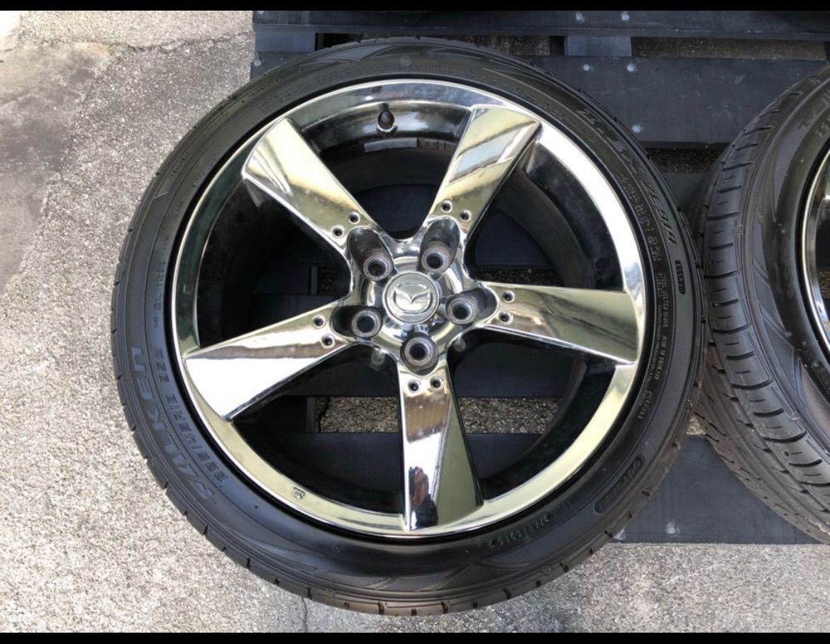 マツダ RX-8 純正ホイール 4本セット マツダ RX-8 純正 18in 8J +50 PCD114.3 4本セット スタッドレス