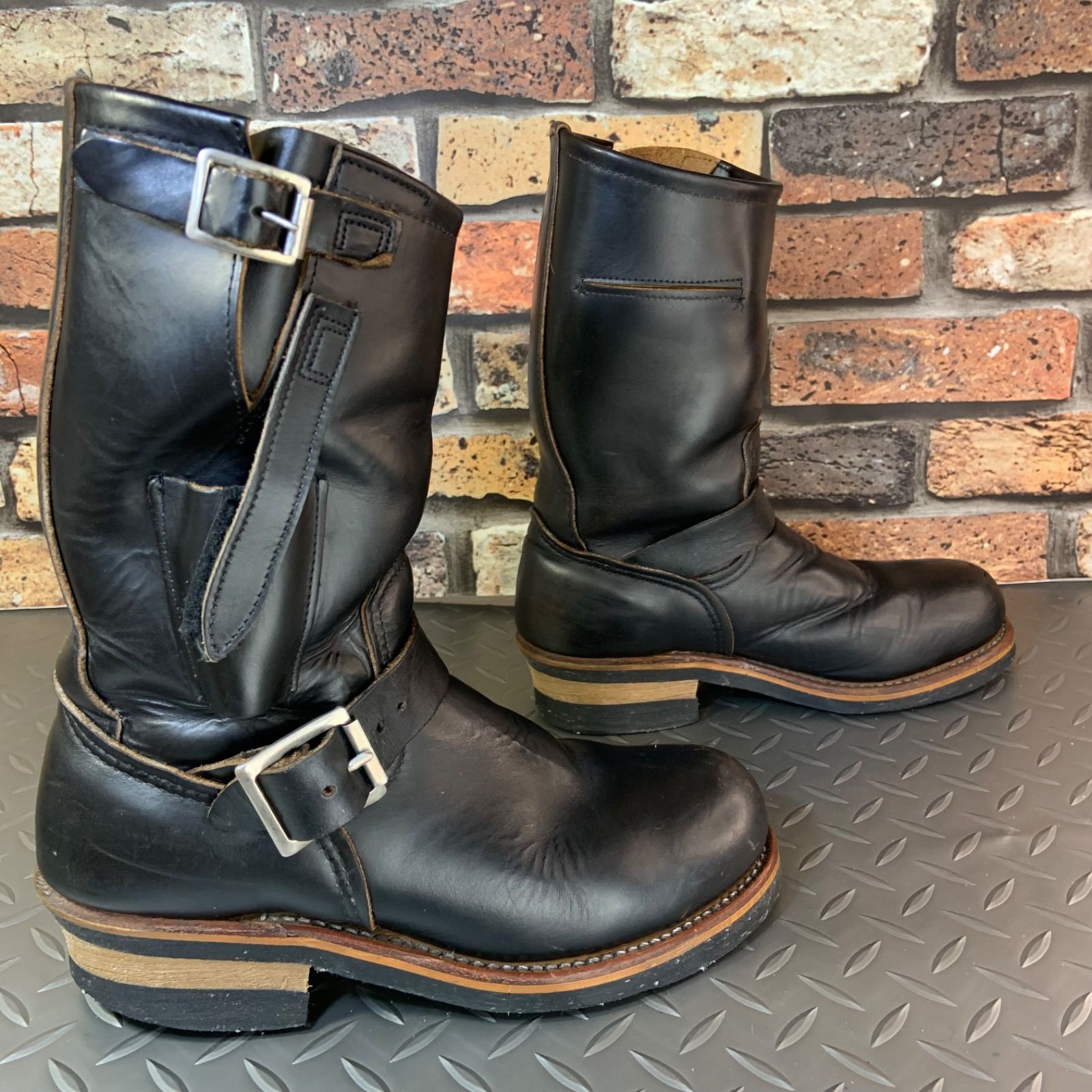 pt83RED WING、茶芯、エンジニアブーツ、ナイフポケット付きサクラ pt83RED WING、茶芯、エンジニアブーツ、ナイフポケット付きサクラ