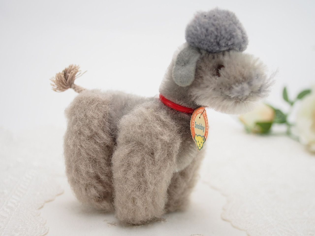 シュタイフ Poodle Snobby プードル 犬14cm オールIDs完品