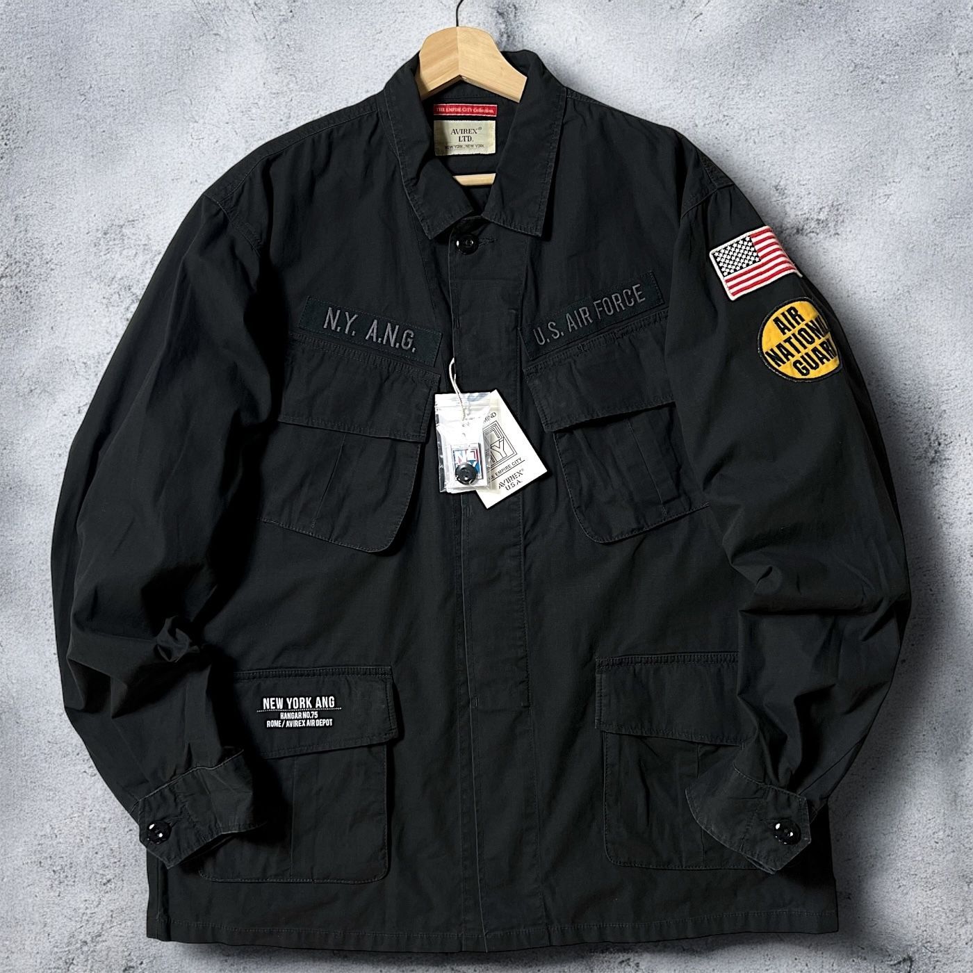 AVIREX アヴィレックス AIR NATIONAL GUARD JUNGLE FATIGUE JACKET 高 