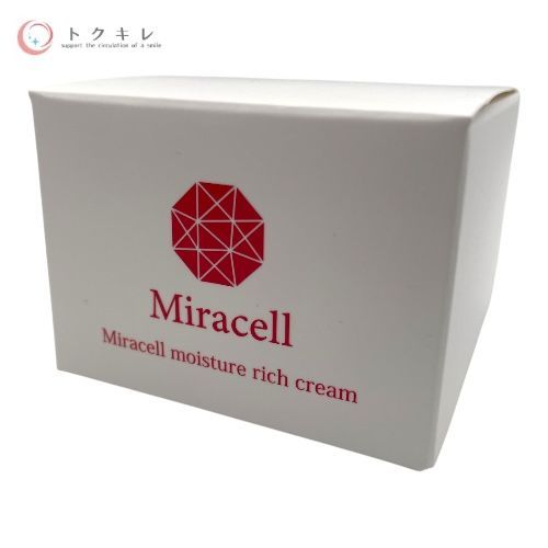 トクキレ】M3(エムスリー) Miracell ミラセル モイスチュア リッチ クリーム 30g 未開封 - メルカリ