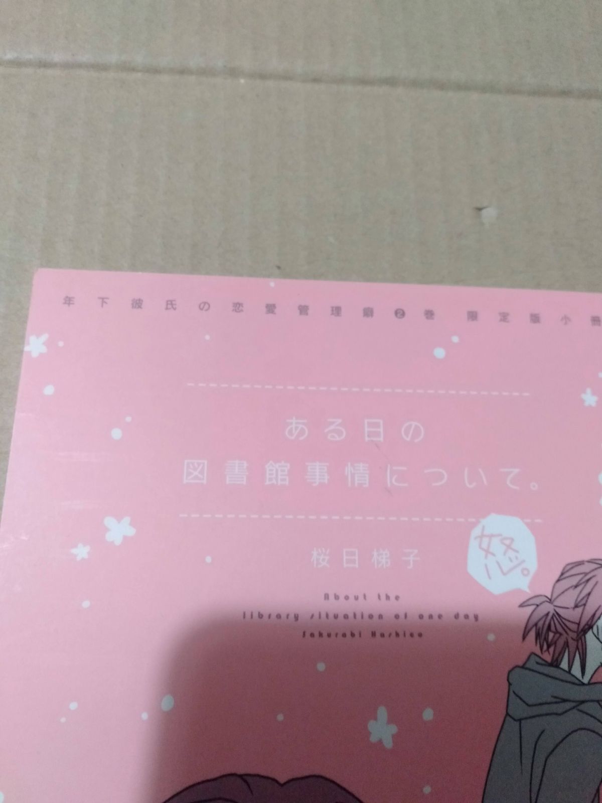 【楽ギフ_のし宛書】 年下彼氏の恋愛管理癖 限定版付録小冊子 ある日の図書館事情について。 特典