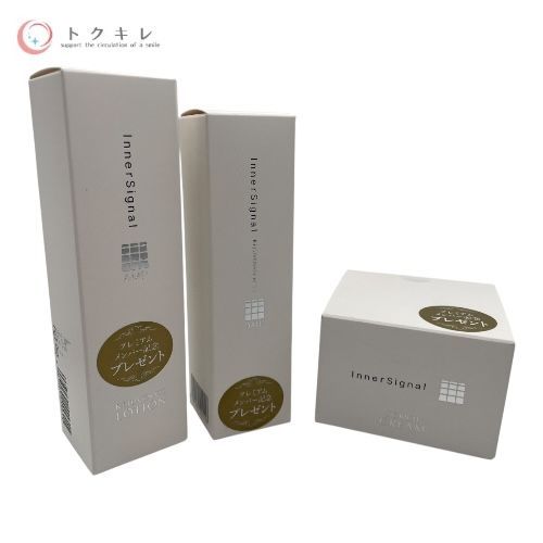 トクキレ 大塚製薬 インナーシグナル リジュブネイトローション 100ml リジュブネイトミルクG 60ml SCリッチクリーム 30g 化粧水 乳液 クリーム 3点セット InnerSignal 未開封
