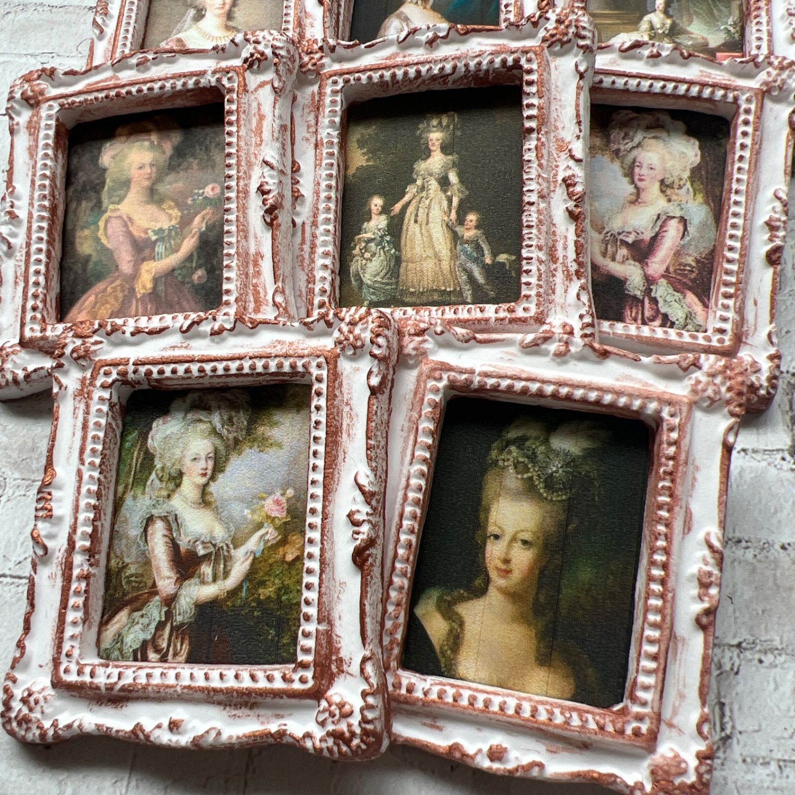 47】ミニチュア絵画マリーアントワネット - メルカリ