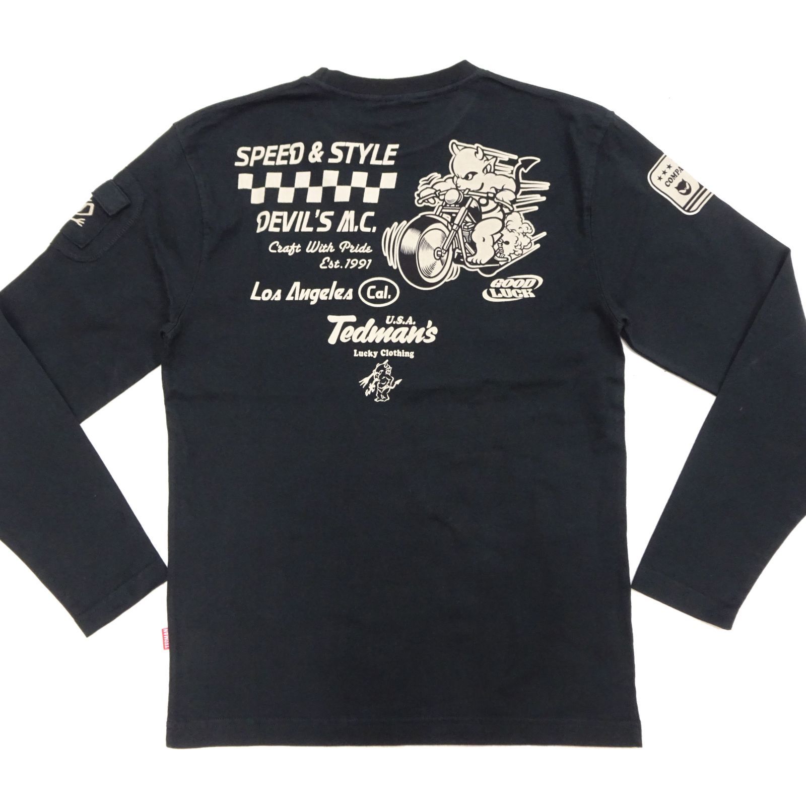 テッドマン TDLS-369 ロンT TEDMAN 長袖Tシャツ バイク Devil