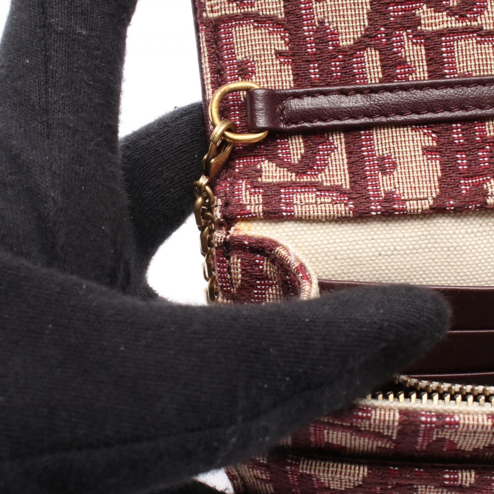 あられちゃん Dior チェーンウォレット ショルダーバッグ ディオール