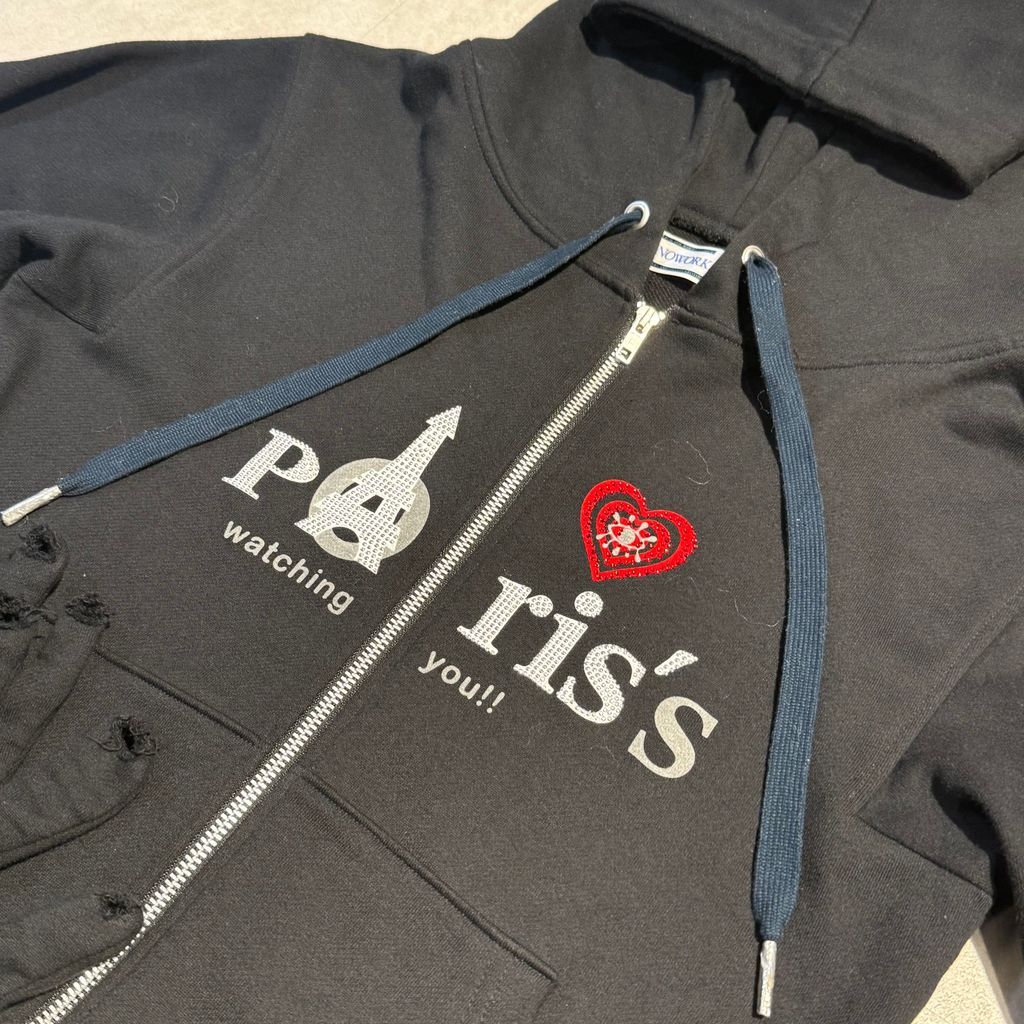 DINOWORKS ディノワークス PARIS SHINE HOODIE ジップフーディー