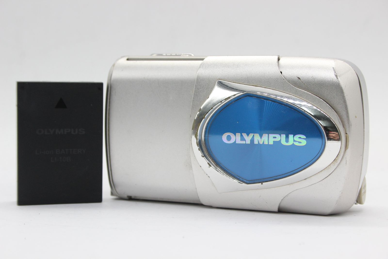 返品保証】 オリンパス Olympus μ-10 Digital 3x バッテリー付き 