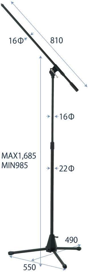 キクタニ (Kikutani) ブームマイクスタンド ストレートタイプ兼用