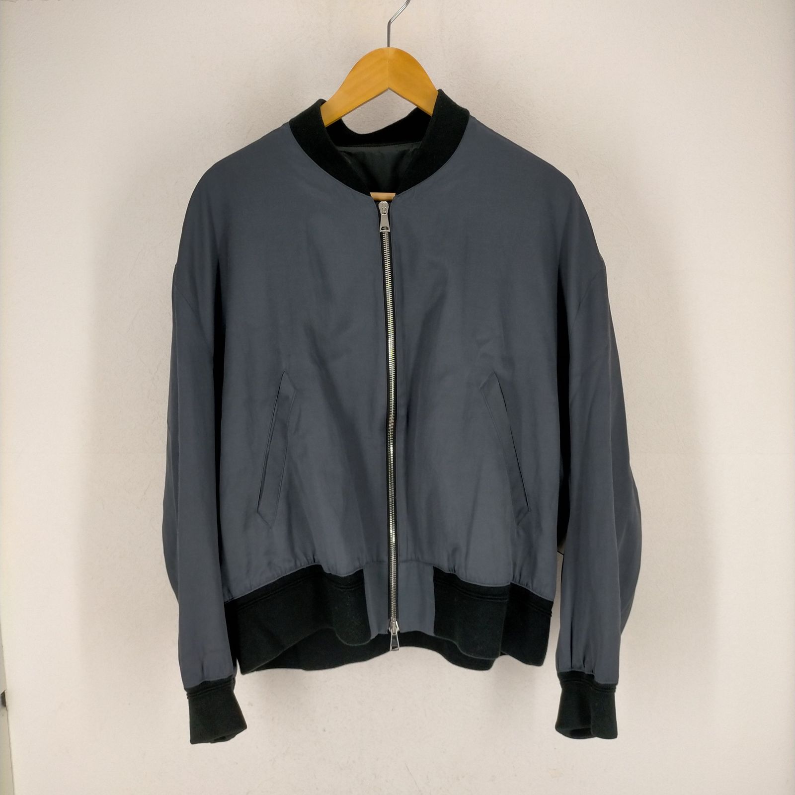 ウル URU 16AW レーヨン ジップアップ ブルゾン メンズ JPN：1 - メルカリ