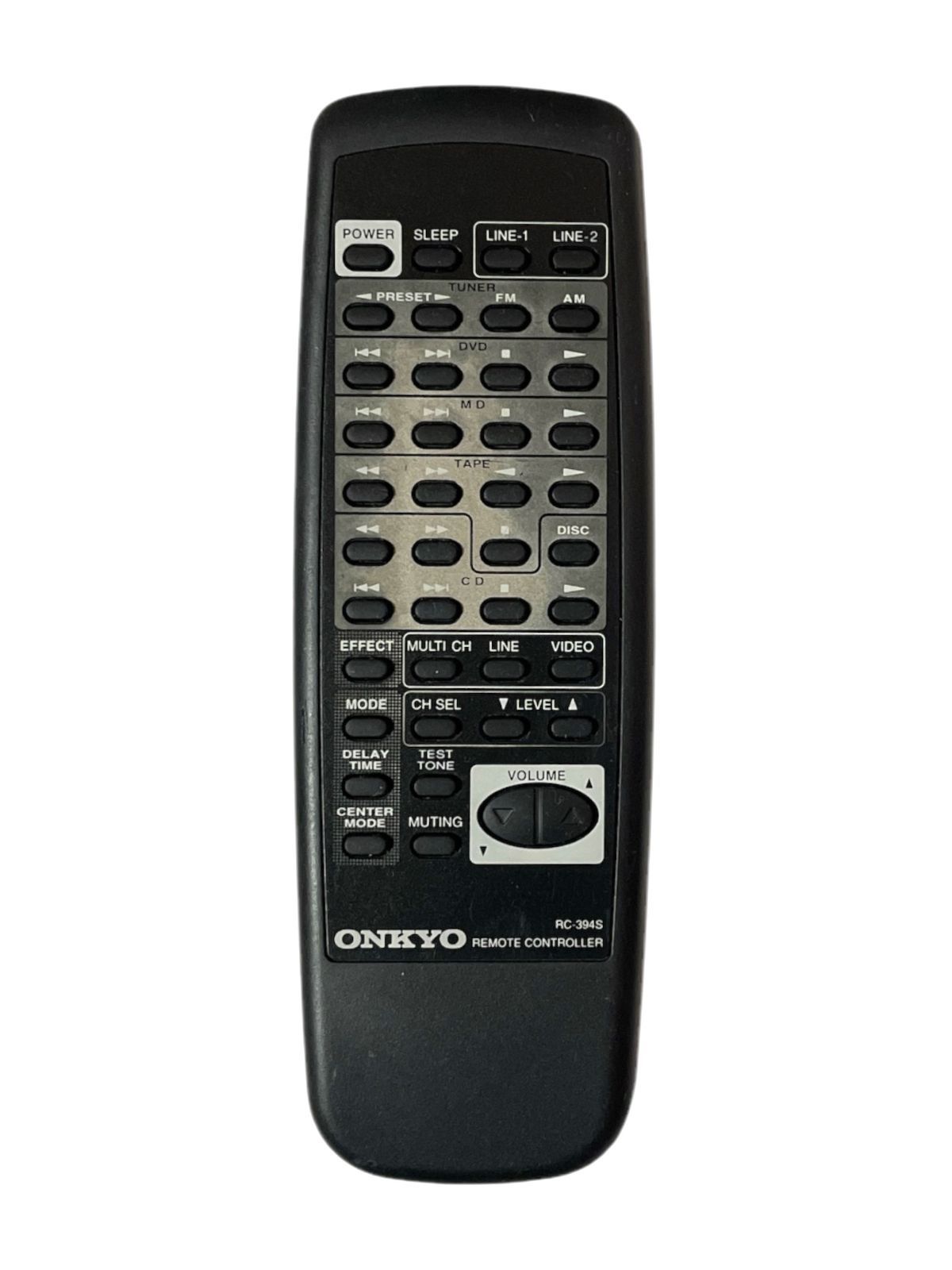 保証付】ONKYO オンキョー プロセッサ 純正リモコン 「RC-394S