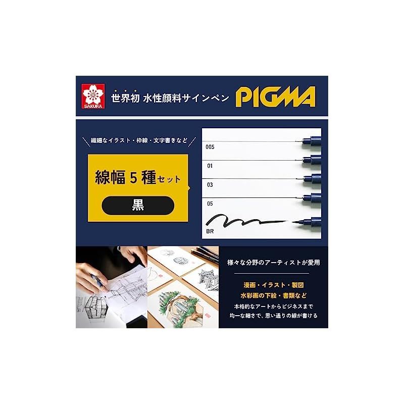 (まとめ) サクラクレパス 水性マーカー ピグマ08 くろ ESDK08#49 1本 〔×50セット〕〔代引不可〕 まとめ) サクラクレパス 水性マーカー ピグマ08 くろ ESDK08#49 1本