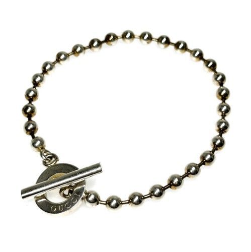 値下げ！GUCCI グッチ ボールチェーン ブレスレット SV925 ブランド 