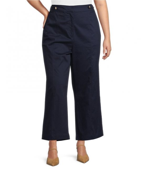 【送料無料】 スカイズアブルー レディース カジュアルパンツ ボトムス Plus High Rise Sailor Pants Navy