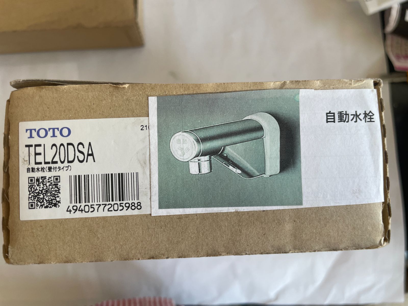 TOTO 壁付自動水栓 TEL20DSA - メルカリ