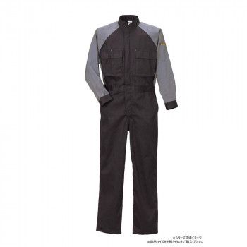 クレヒフク 綿ツナギ ブラック L 211