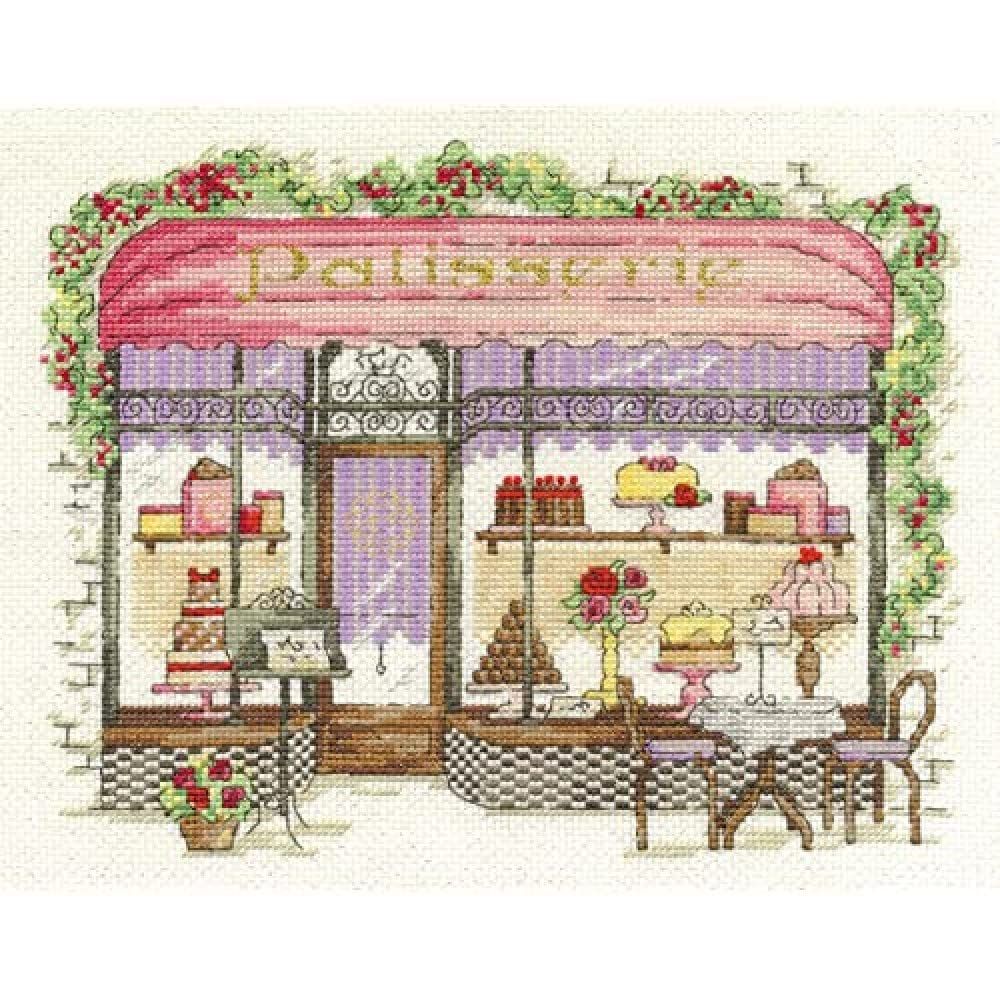 【特価商品】図案・説明書付き Patisserie クロスステッチ刺しゅうキット BK1542 DMC