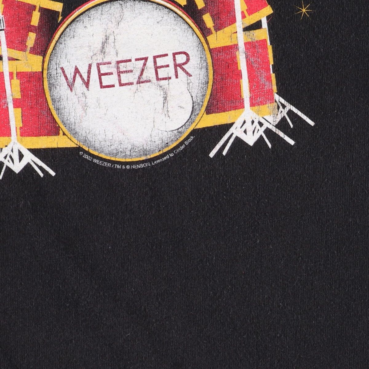 古着 CINDER BLOCK WEEZER ウィーザー 両面プリント バンドTシャツ