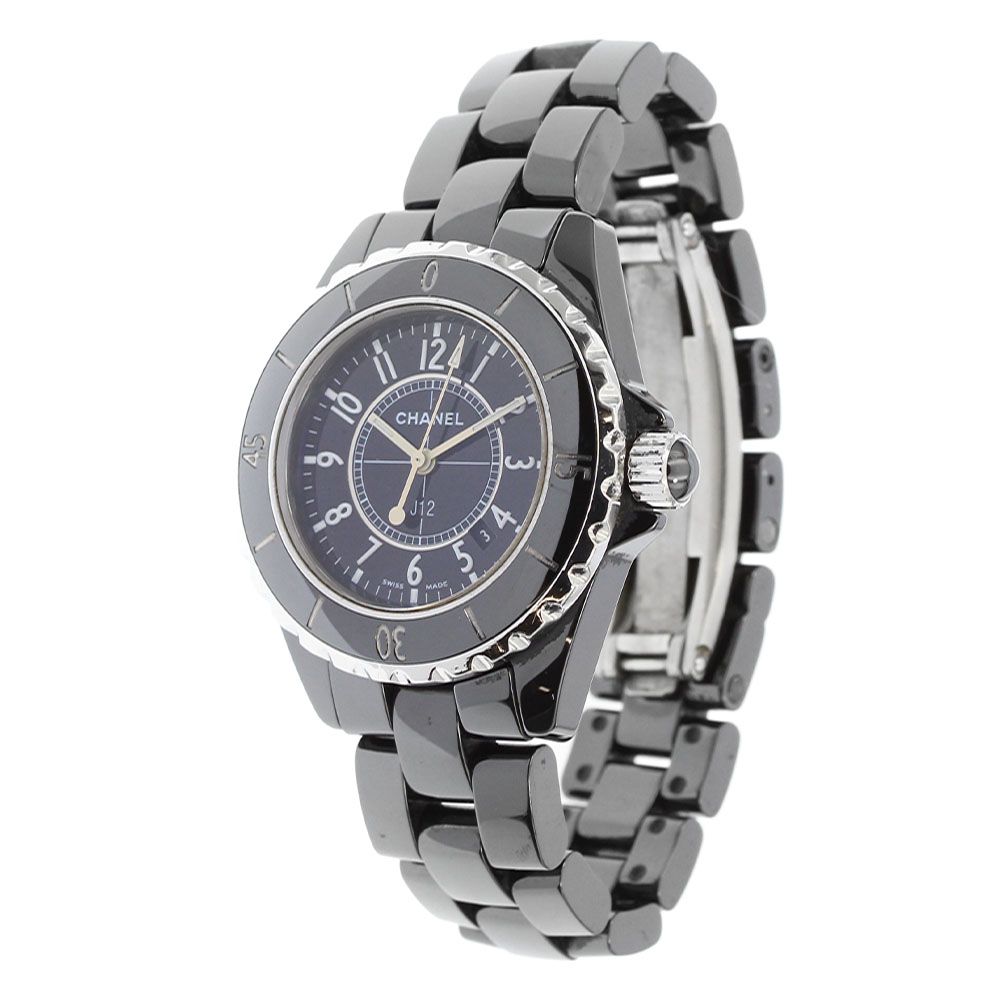 CHANEL シャネル H0682 J12 33mm 腕時計セラミックレディース シャネル レディースウォッチの大定番J12ブラック33mm H0682