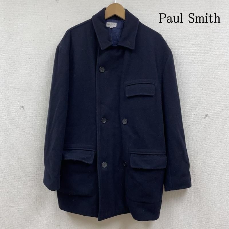 Paul Smith ポールスミス コート ピーコート ピーコート Pコート ジャケット ダブル ショート丈 無地 ミディ丈