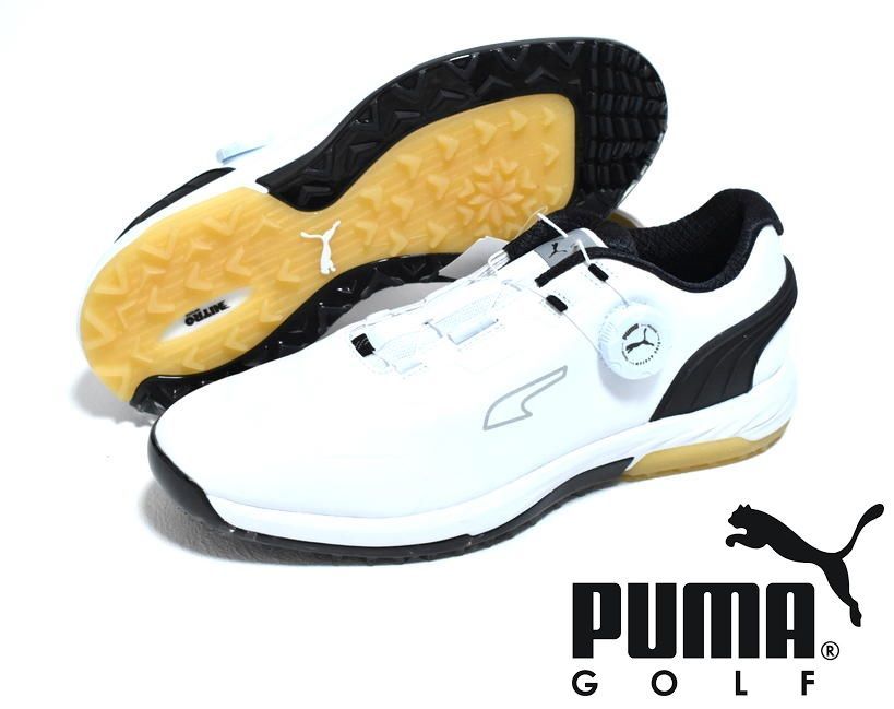 新品 PUMA GOLF アルファキャット ニトロ ディスク 27cm 378920-06 プーマ スパイクレス ゴルフシューズ ダイヤル - メルカリ