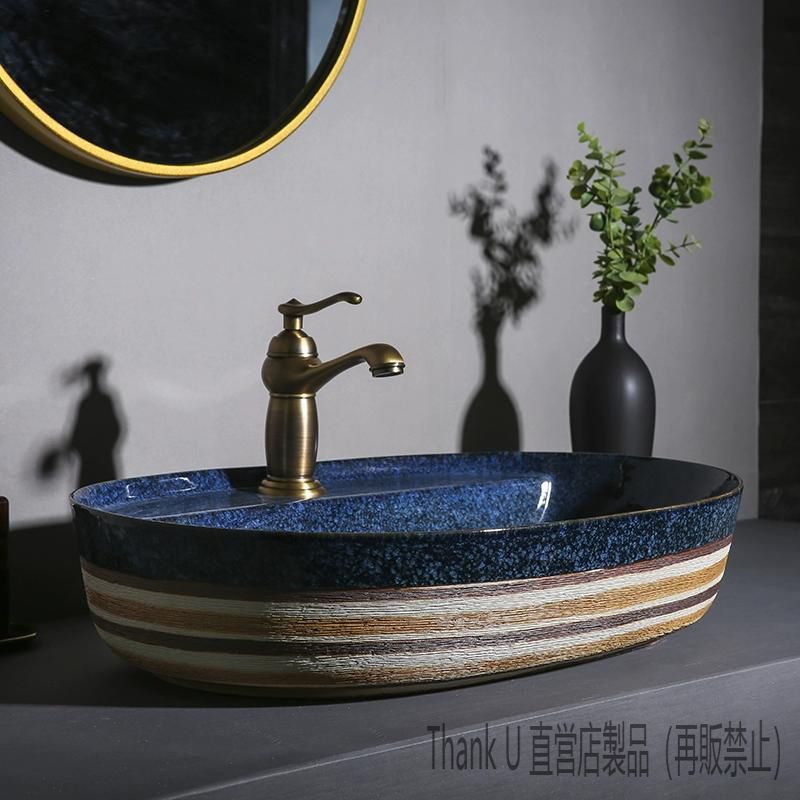 高品質 豪華洗面台 手洗器 陶器 洗面ボウル 洗面ボウル おしゃれ 手洗い鉢 洗面台 蛇口 排水金具付