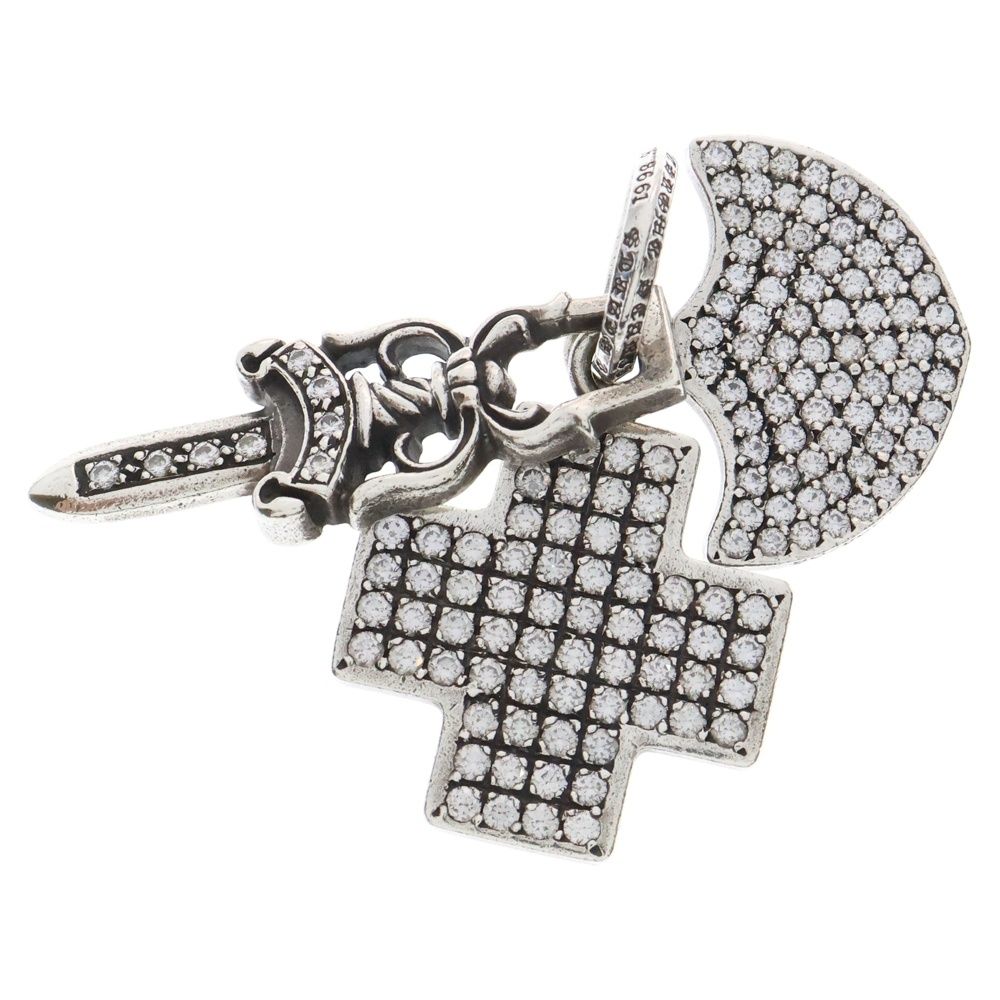 CHROME HEARTS クロムハーツ ネックレストップ 3TRINKETS