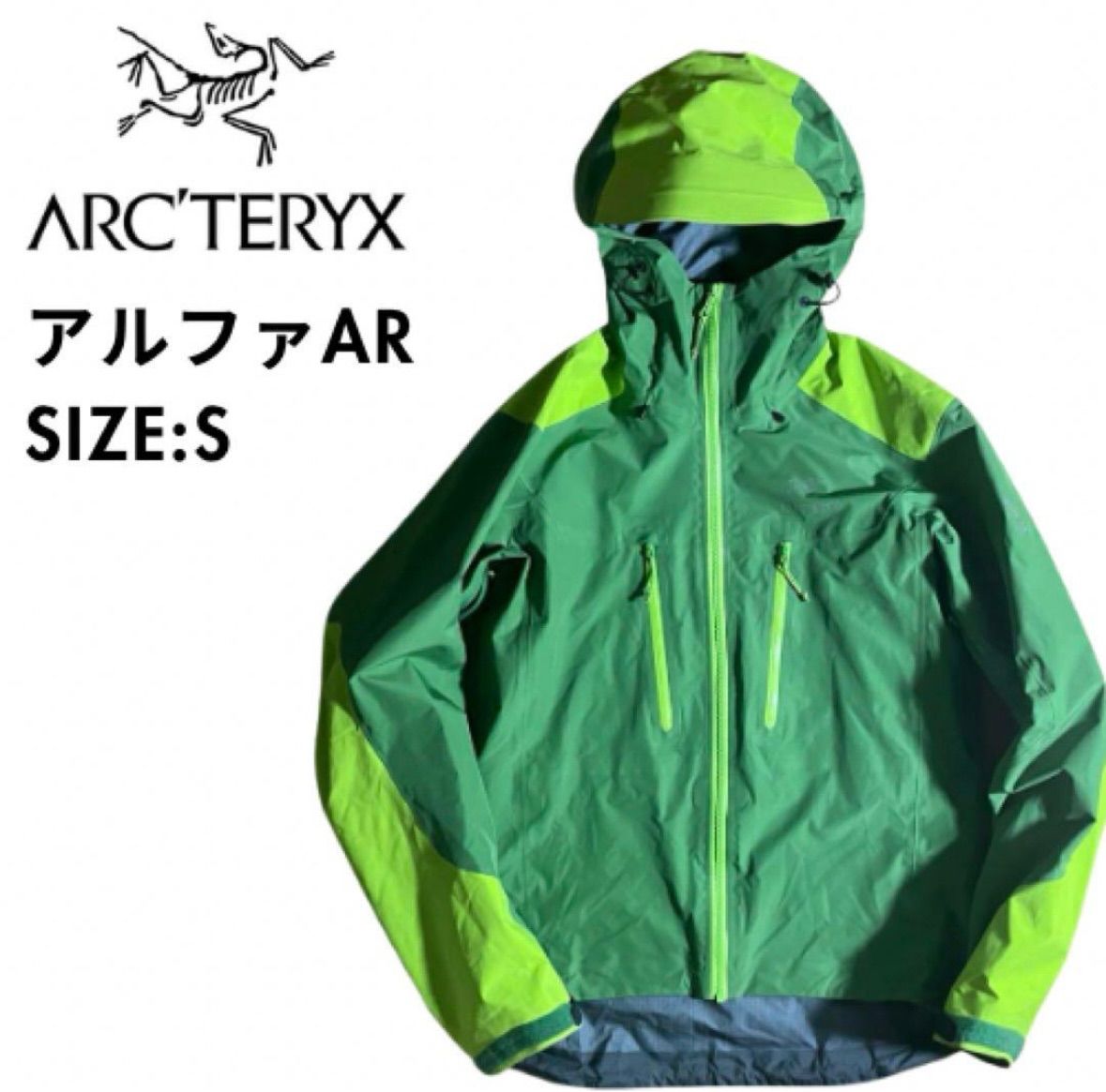 アークテリクス アルファAR メンズS 緑×2ゴアテックス arc