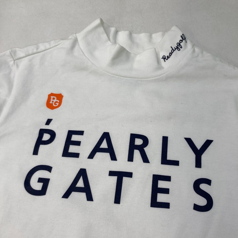 サイズ：0 PEARLY GATES パーリーゲイツ ハイネック 半袖Tシャツ