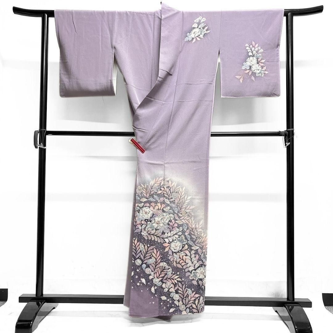 訪問着　桐屋翠山工房　辻ヶ花　藤の花　着物　062a p 訪問着 桐屋翠山工房 辻ヶ花 藤の花 着物 062a p - メルカリ