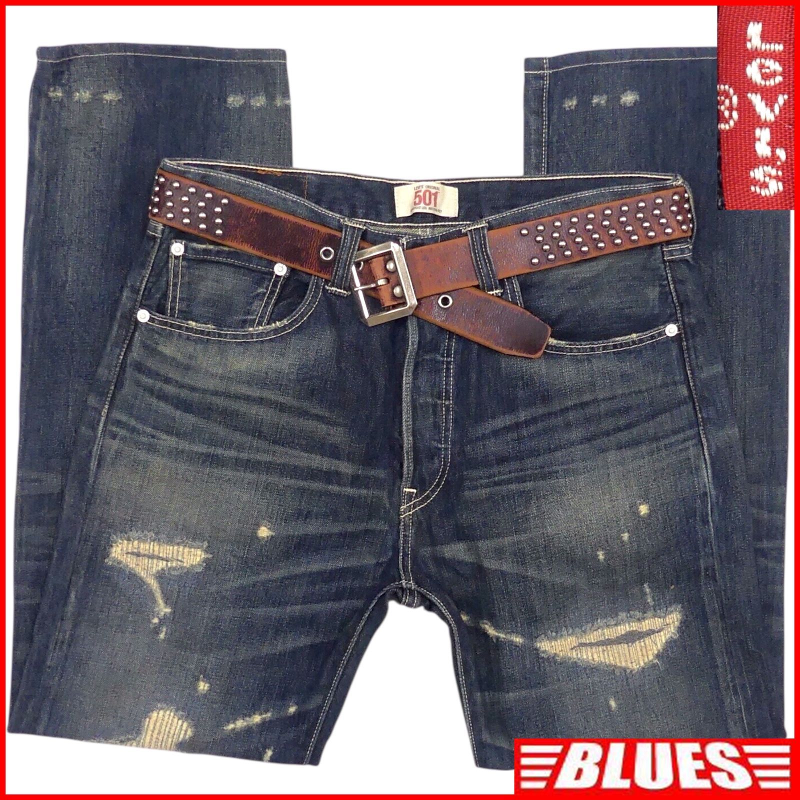 リーバイス　501 ダメージカスタムジーンズ　W32 L32 USA製 Levi'sリーバイス501xx ジーンズ | W38 L32 ビンテージ