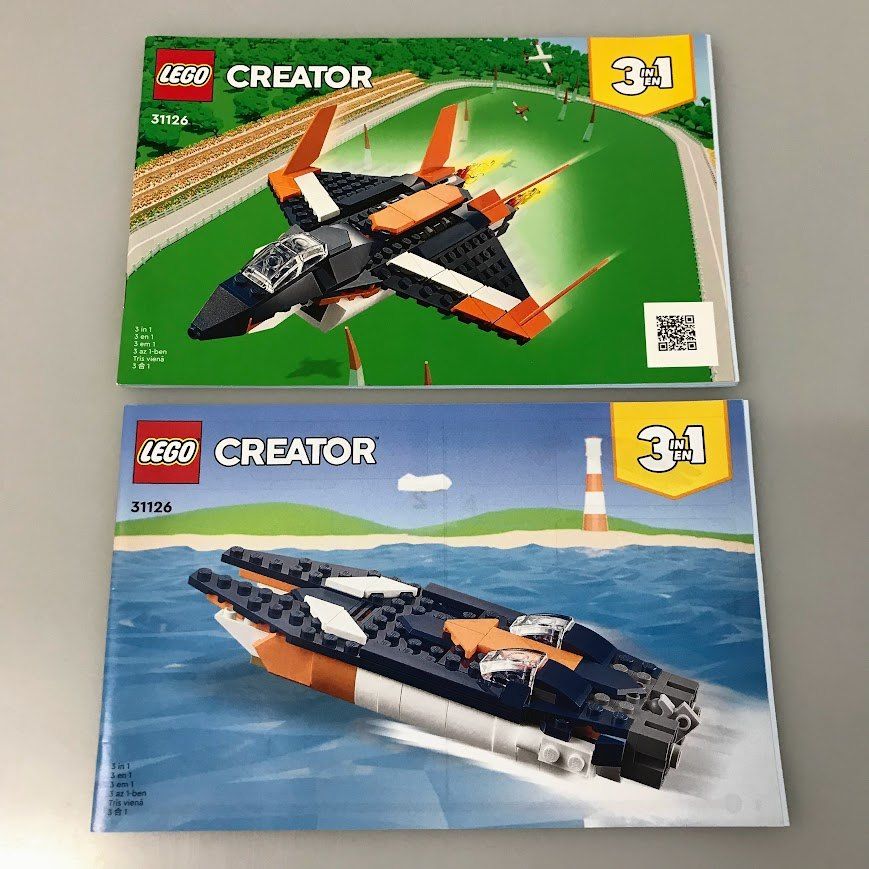 正規品 中古 LEGO レゴ CREATOR クリエイター 31126 超音速ジェット